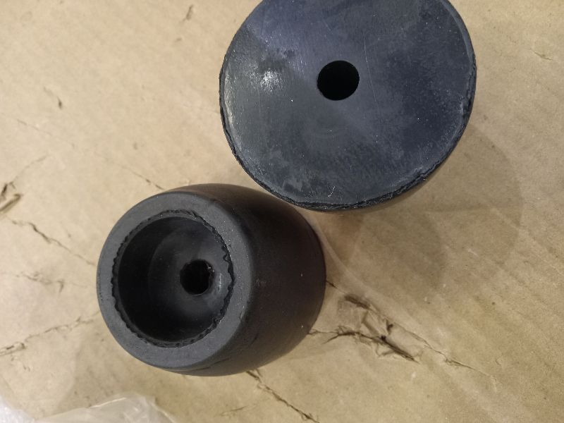 Photo 1 of 2-Pack Cargo Trailer Truck Replacement ramp Door Rubber Bumper Stop Cone 2" Tall