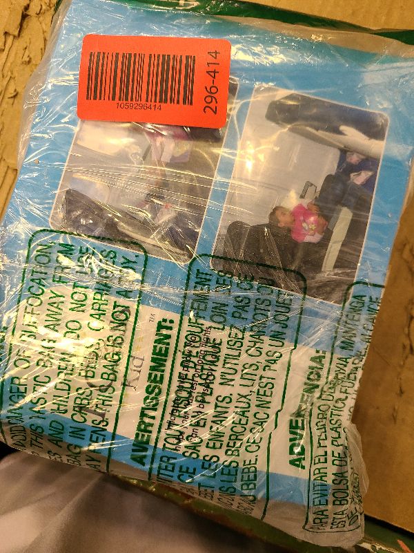 Photo 1 of 1st Class Kid XL Inflatable FootRest Leg Rest Travel Pillow; Kid Child Toddler Plane Bed, 1 Footstool with 1 Drawstring Bag. Ideal for Airplane, Car, Home, Office, RV, Camp, Car Pet Bed.