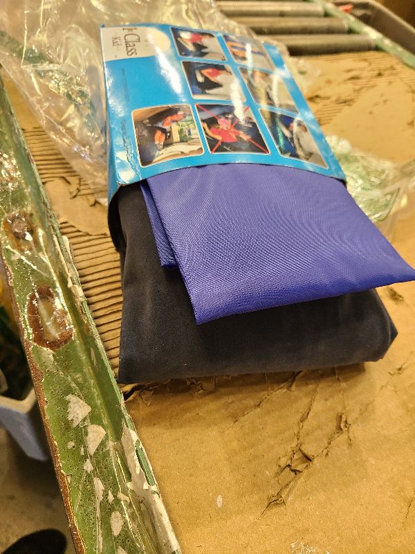 Photo 1 of 1st Class Kid XL Inflatable FootRest Leg Rest Travel Pillow; Kid Child Toddler Plane Bed, 1 Footstool with 1 Drawstring Bag. Ideal for Airplane, Car, Home, Office, RV, Camp, Car Pet Bed.