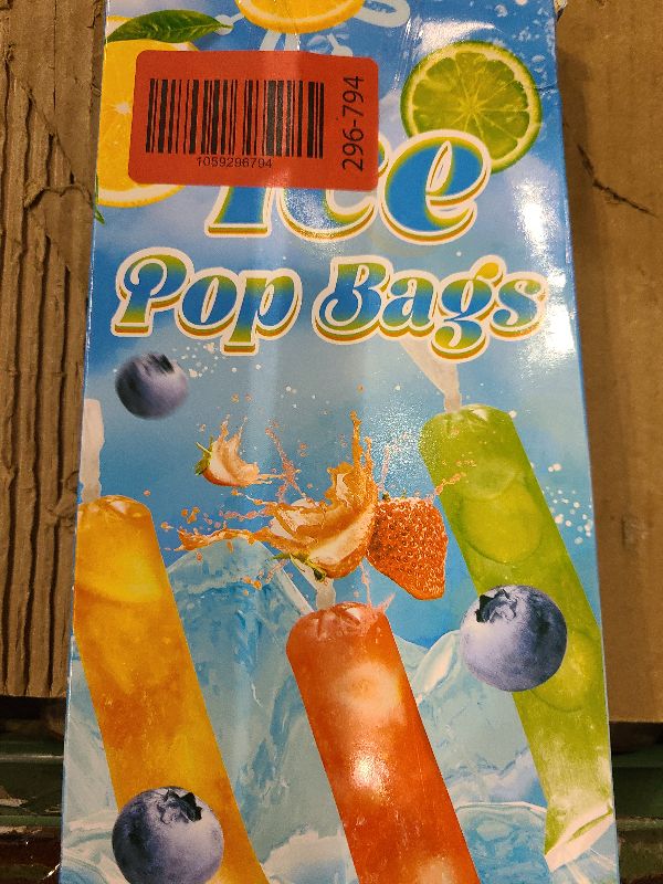 Photo 1 of 250 Pakcs 2x12 Disposable Ice Pop Bags Popsicle Bags with Silicone Funnel for Ice Candy Pop, Yogurt Sticks, Juice Smoothies, Fruit Shake, Snacks