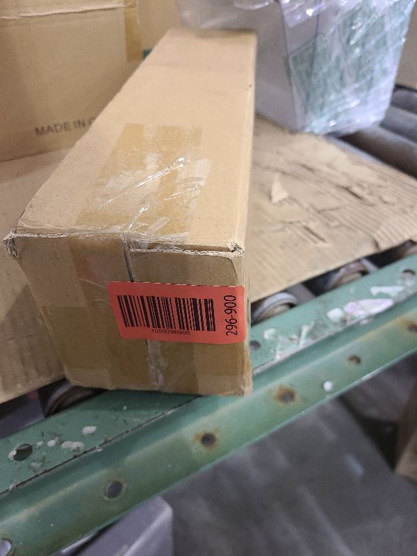 Photo 1 of 1 Inch Curtain Rods for Windows, 32 to 120 Inch Black Rustic Curtain Rod Set, Modern Design Drapery Tubes with Brackets Room Divider, For Indoor and Outdoor