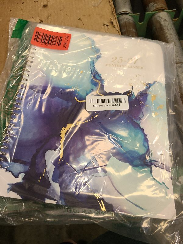 Photo 1 of 2025-2027 Monthly Planner/Calendar - July 2025 - June 2027, 9" × 11", Two-Year Monthly Planner 2025-2027 with Flexible Cover + Pockets - Waterink