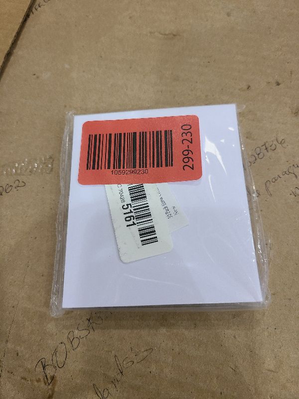 Photo 1 of 50 Pack Blank Cards Folded Cardstock Thank You Blank Greeting Cards for Invitations, Wedding, Greeting Cards, All Occasion DIY (White, 2x3.5)
