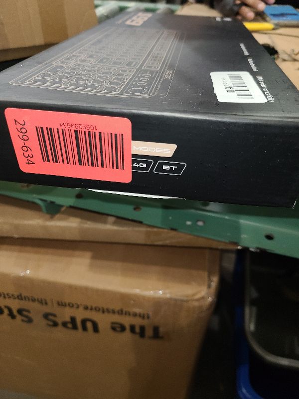 Photo 1 of AULA 99 Keys Gaming Keyboard, Tri-Mode Bluetooth/2.4GHz/USB-C Retro Creamy Color Keyboard with Number Pad RGB, Media Knob Custom Programmable Membrane Computer Keyboards for MAC Xbox PC Gamer - Blue