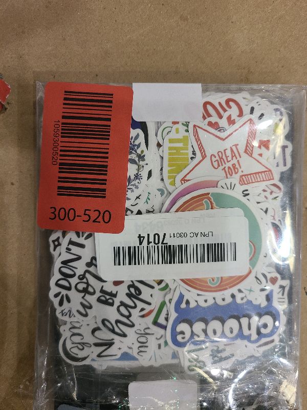 Photo 1 of 300 PCS Inspirational Stickers for Adults, Scrapbook Vision Board Supplies Motivational Stickers for Water Bottles Laptop, Positive Mental Health Quote Vinyl Stickers for Teens Kids Teachers Students