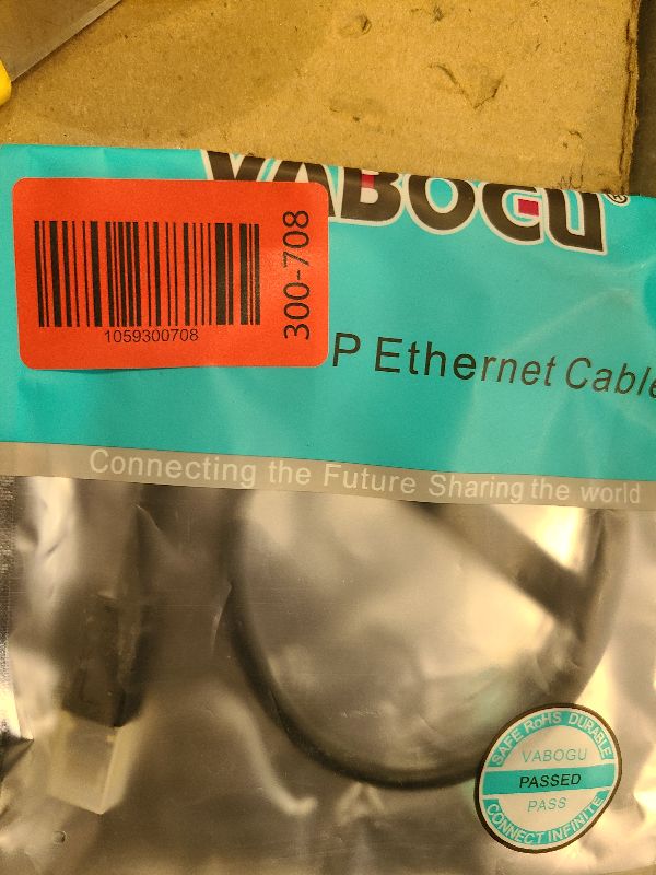 Photo 1 of Cat 8 Ethernet Cable, 1.5Ft 3Ft 6Ft 10Ft 15Ft 20Ft 30Ft 40Ft 50Ft 60Ft 100Ft Heavy Duty High Speed Internet Network Cable, Professional LAN Cable Shielded in Wall, Indoor&Outdoor