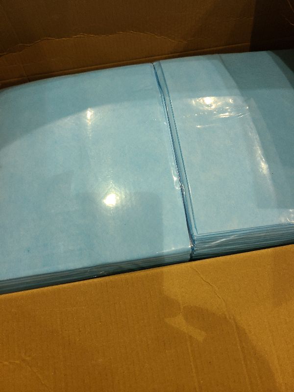 Photo 1 of 150 Count Disposable Beds Pads,23"x36" Waterproof Adults Incontinence Chucks Underpads,Absorbent Leakproof Pee Pads for Kids,Elderly,Extra Large Dog Puppy Training Pad, Baby Changing Liner