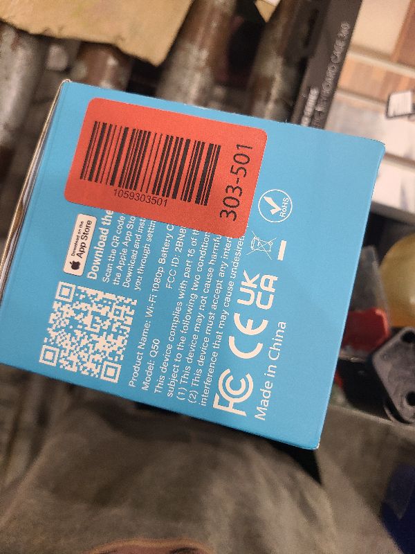 Photo 1 of 1080p Security Camera Wireless with Solar Panel, AI Human Detection, 2-Way Audio, Color Night Vision, 2.4G WiFi Only, Cloud Storage (Sold Separately), Indoor/Outdoor Surveillance Bullet Cam (WiFi)