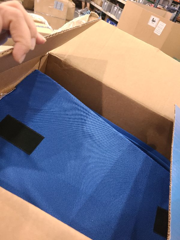 Photo 1 of 2 Inch 5-Zone Queen Memory Foam Mattress Topper, Gel Infused Foam Mattress Topper for Pressure Relief, CertiPUR-US Certified Queen Bed Topper,Blue, 60"×80"
