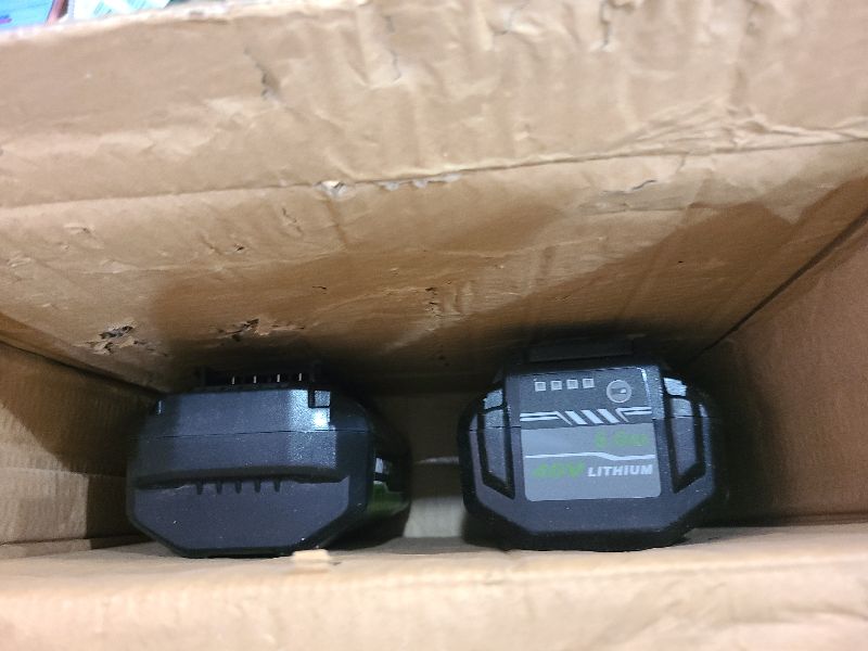 Photo 1 of 2Pack 6.0Ah Replacement for Ryobi 40V Battery Compatible with Ryobi 40 Volt Battery Lithium OP4040 OP40401 OP4026 OP40261 OP4050 OP40201 Compatible with All Ryobis Battery 40V Power Tools