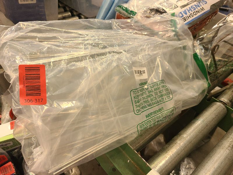 Photo 1 of 20 Pack Yard Sign Stakes Metal, 18'' x 7'' H Frame Wire Stakes for Yard Signs for Corrugated Plastic Signs Halloween Yard Sign Holder