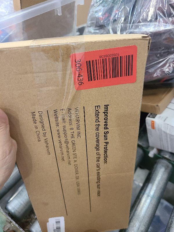 Photo 1 of 2 Pack Polarized Sun Visor Extender for Car with 2 Side Sunshade, Car Visor Extender Sun Blocker, Upgraded UV400 Sun Visor Extension with PC Lens, Anti-Glare Car Visor for Safe Driving