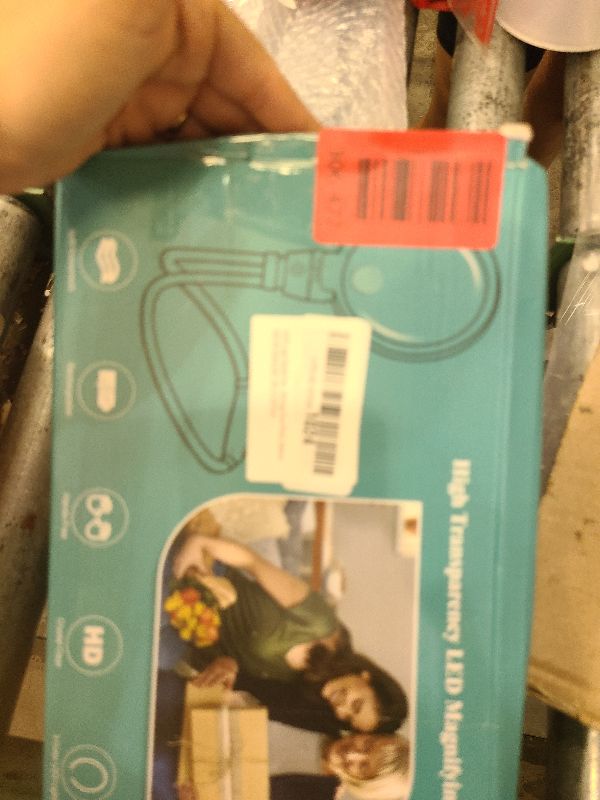 Photo 1 of 10X 30X Large Hands Free Magnifying Glass for Reading, Magnifying Glass with 3 Color LED Light, Flexible Gooseneck Magnifier for Reading,Sewing,Close Work, Seniors