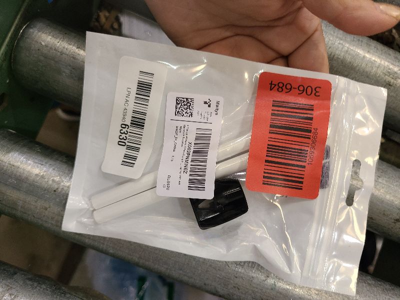 Photo 1 of 2 Pieces White Nail Pencil and Pencil Sharpener Set, 2 In1 Nail Whitening Under French Fingernail with Cuticle Pusher and Handheld Sharpener for DIY Art Manicure Supplies