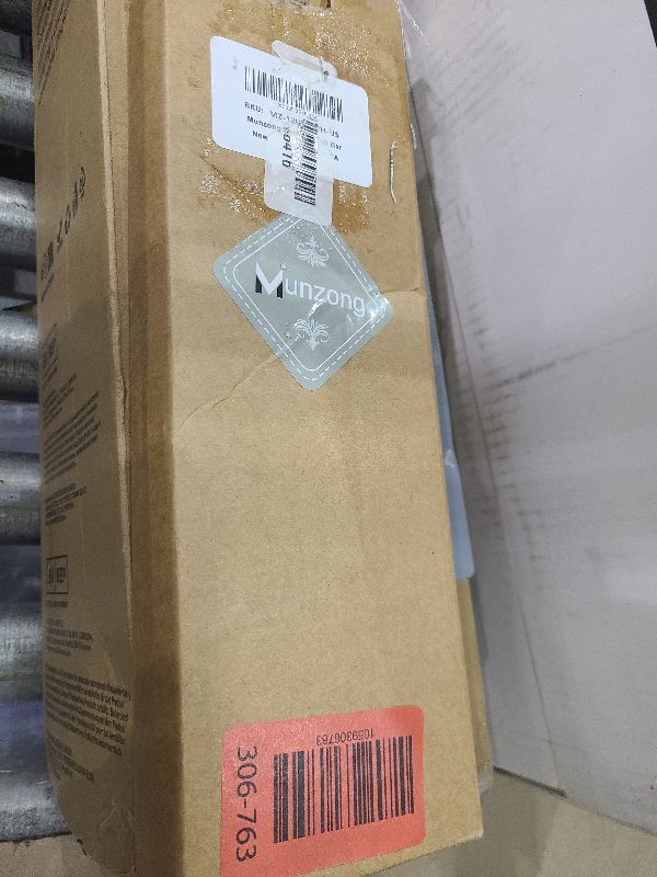 Photo 1 of 12 Inch Anti Slip Shower Grab Bar, Munzong Stainless Steel Bathroom Grab Bar, Satin Brushed Nickel Knurled Bathroom Balance Bar,Safety Hand Rail Support Handicap Elderly Senior Assist Bath Handle