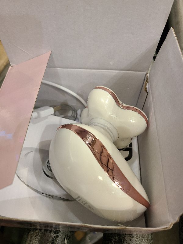 Photo 1 of Electric Razors for Women: Rechargeable Shaver with Detachable Head - 5D Wet and Dry Lady Hair Remover for Legs and Hand (Pink)