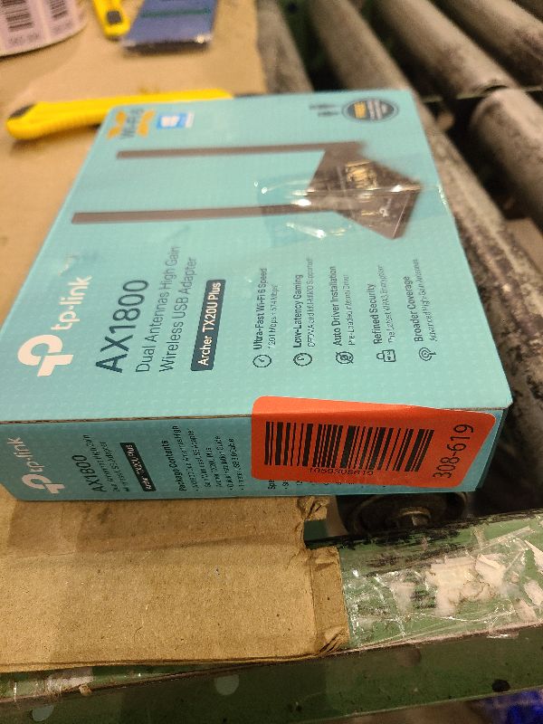 Photo 1 of TP-Link WiFi 6 USB Adapter for Desktop PC - (Archer TX20U Plus) AX1800 Wireless Network Adapter with 2.4GHz, 5GHz, High Gain Dual Band 5dBi Antenna, WPA3, Supports Windows 11/10