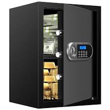 Photo 1 of 3.1 Cuft Large Fire Proof Safe for Home Documents Digital Security Safety Box with Electronic Keypad and Keys AntiTheft Fire Safes for Home Fireproof Box for Money Firearm Medicine Valuables