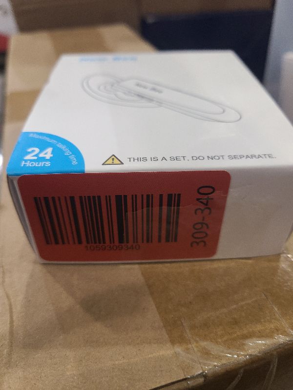Photo 1 of [2 Pack] Bluetooth Earpiece Wireless Handsfree Headset V5.0 24 Hrs Driving with Mic 60 Days Standby Bluetooth Headset for iPhone Android Samsung Driver