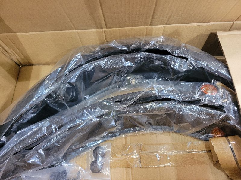 Photo 1 of 10L0L 4PCS Golf Cart Fender Flares, Exact for Standard Club Car Precedent 2004 & UP, Impact-Resistant ABS Plastic Mud Guards with Reflectors & Stainless Steel Hardware - Not for Modified Carts