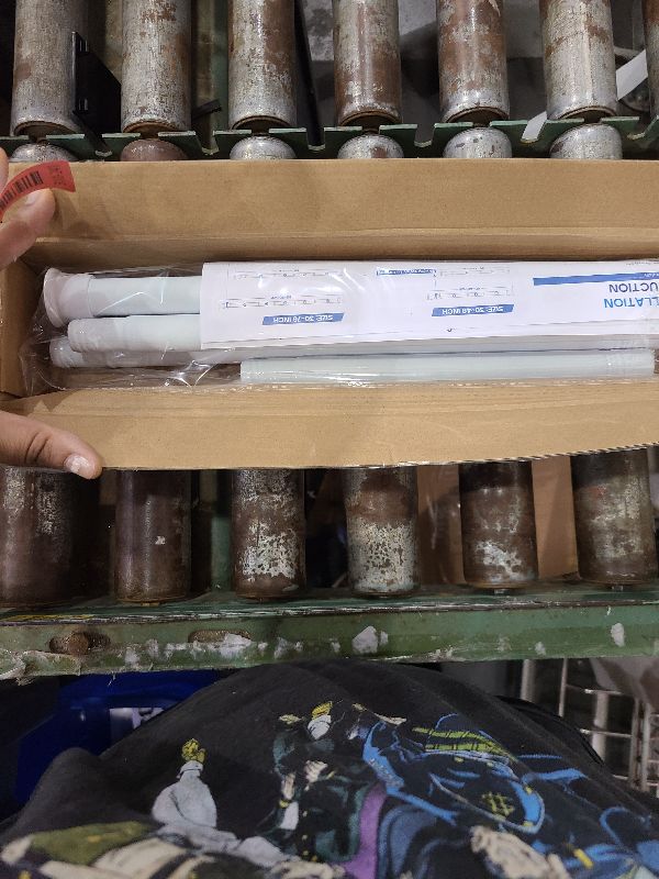 Photo 1 of 1Pack White Tension Curtain Rods 31 to 76 Inch Small Curtain Rods No Drilling Short Tension Rod Adjustable Spring Rod for Windows Door Closet Pressure Rod