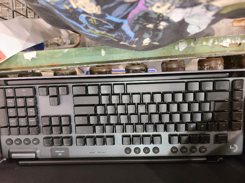 Photo 1 of Logitech G915 LIGHTSPEED RGB Mechanical Gaming Keyboard, Low Profile GL Clicky Key Switch, LIGHTSYNC RGB, Advanced LIGHTSPEED Wireless and Bluetooth Support - Clicky,Black