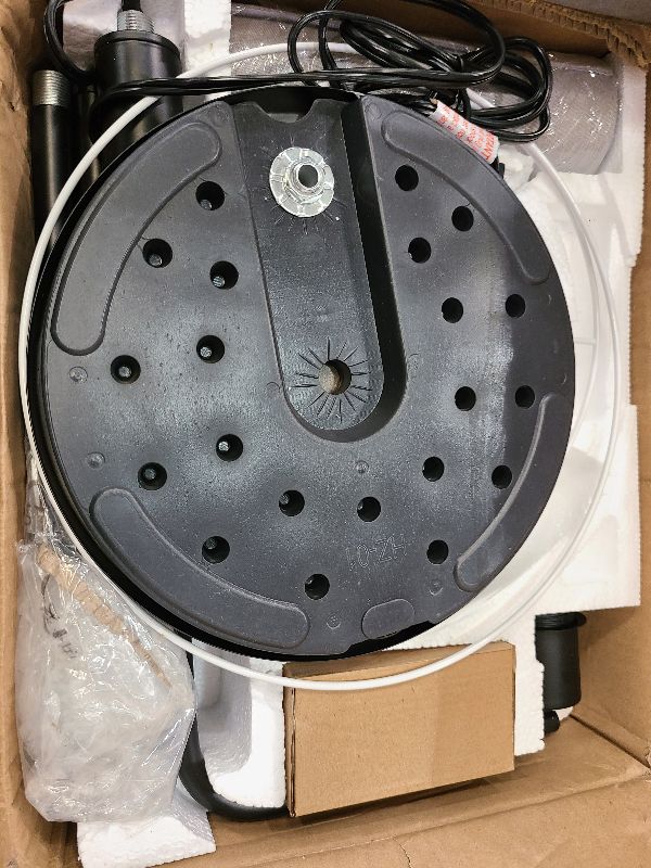 Photo 1 of ?Upgraded? Dimmable Floor Lamp, 1000 Lumens LED Edison Bulb Included, Arc Floor Lamps for Living Room Modern Standing Lamp with Gray Shade, Tall Lamps for Living Room Bedroom Office Dining Room