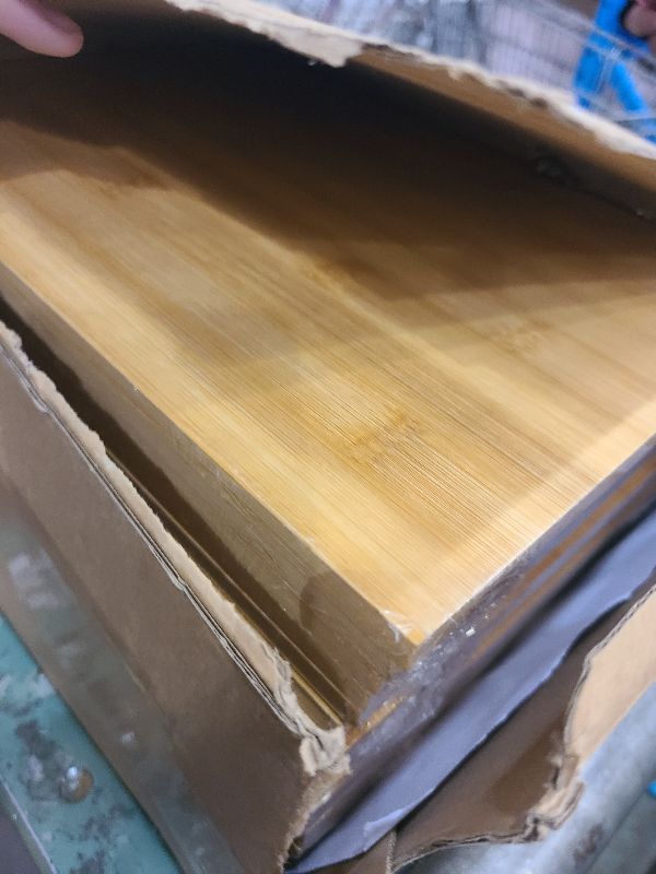 Photo 1 of 18 Pcs Wood Cutting Board Bulk Kitchen Chopping Boards Large Serving Board Wooden Cutting Board Set for Kitchen Meat Cheese Bread Vegetables (12'' x 8'', Bamboo Wood)