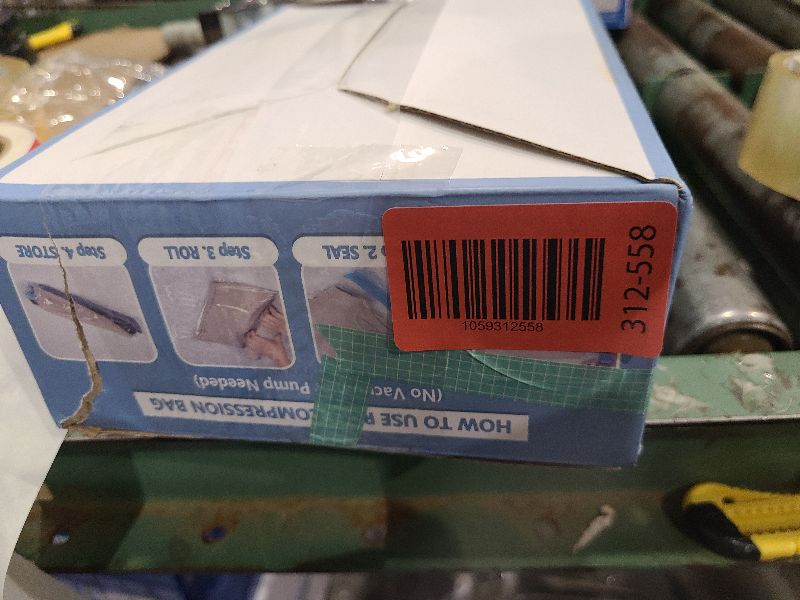 Photo 1 of 12 Pack Vacuum Storage Bags, Space Saver Vacuum Storage Bags, Vacuum Seal Bags for Clothing, Clothes, Comforters and Blankets, Hand Pump Included