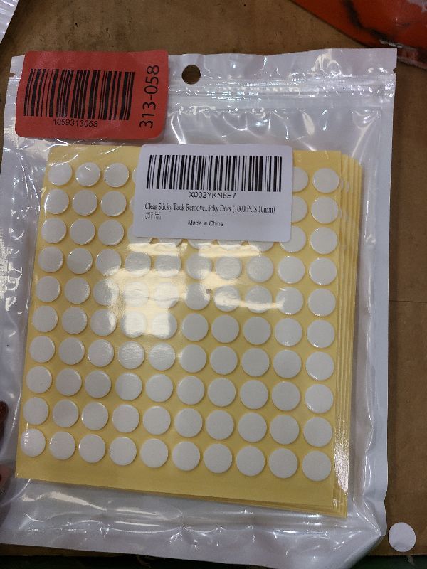 Photo 1 of 1000pcs Double-Sided Putty for Wall Hanging Removable Adhesive Stickers for Posters Easy to Use Wall Adhesive Damage Tacky Putty
