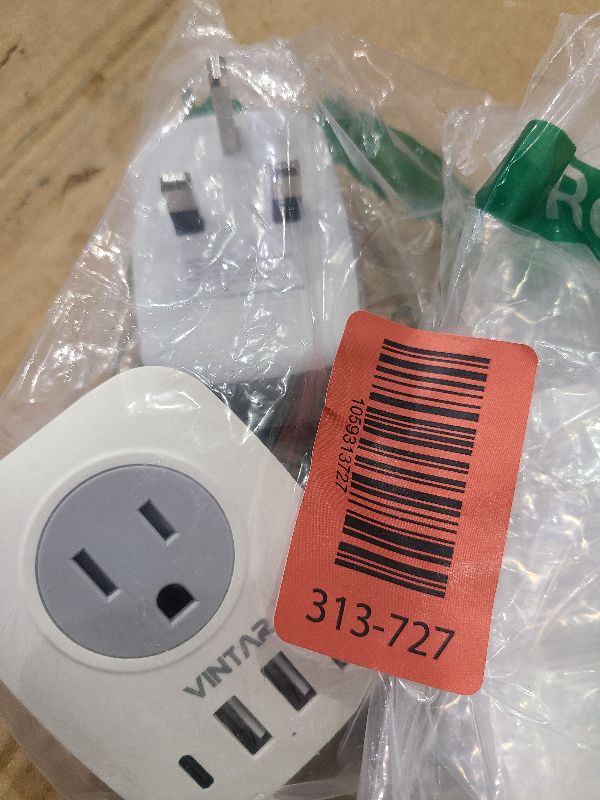 Photo 1 of 2 Pack Type E/F Plug Adapter, VINTAR Schuko Germany France Adapter Plug,South Korea Outlet Adapter with 1 USB C,3 USB Ports and 2 Outlets, US to EU Spain Iceland Greece Paris German French Korea