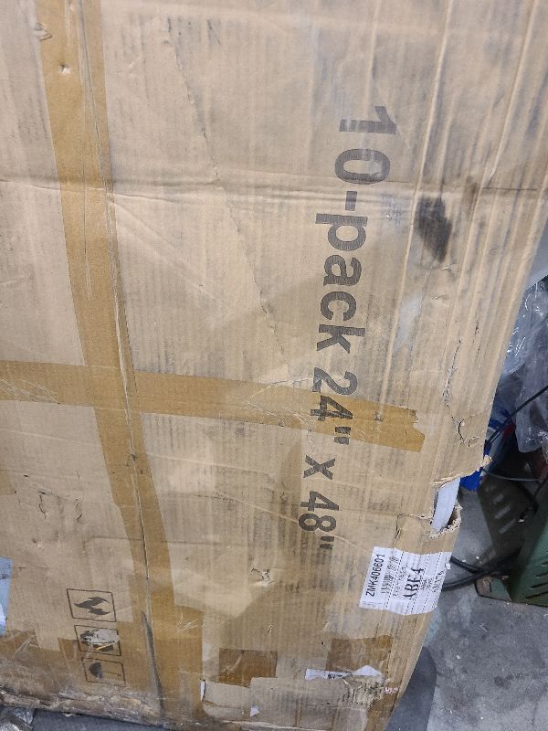 Photo 1 of 24x48 Sheets 10 Pack White Lightweight, Blank Boards Double Sided ,