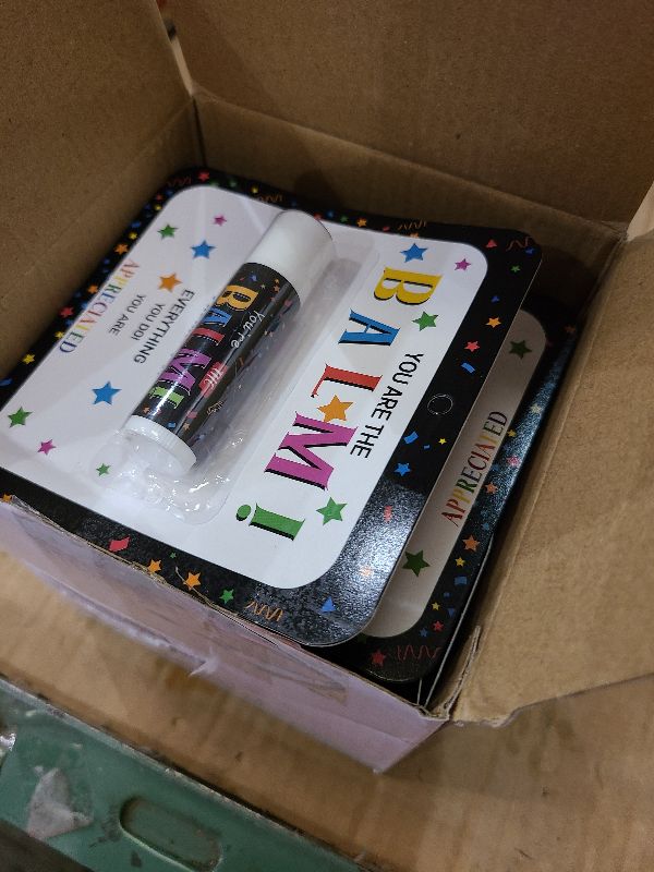 Photo 1 of 15 Pack Employee Appreciation Gifts Bulk Lip Balms Teacher Staff Team Thank You Gifts You're the Balm Fall Thanksgiving Christmas Appreciation Party Favors for Coworkers Women Men Volunteer