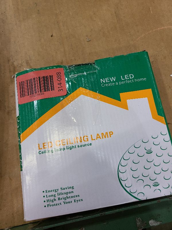 Photo 1 of 24W 5.3" LED Ceiling Fan Light Kit Replacement LED Light Board Panel with 3 Color Temperature Memory Function