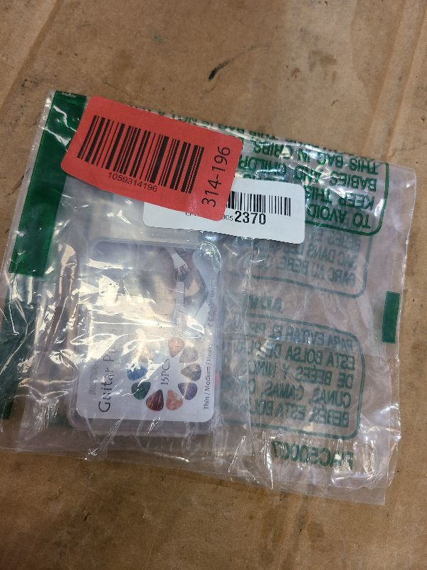 Photo 1 of 15 Pack Guitar Picks Plectrums with Organizer Storage Box, 0.5 0.75 1.0 mm Includes Thin Medium Heavy Thickness, Variety Colorful Celluloid Plectrums for Bass Electric Acoustic Guitars Ukulele