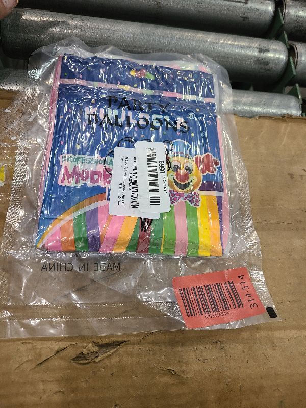 Photo 1 of 260 Balloons for Twisting Balloon Animal,Long Skinny LatexBalloons for Modelling,Magic Balloon Animal Kit for Weddings Birthdays Party decoration,100Pcs,Multi