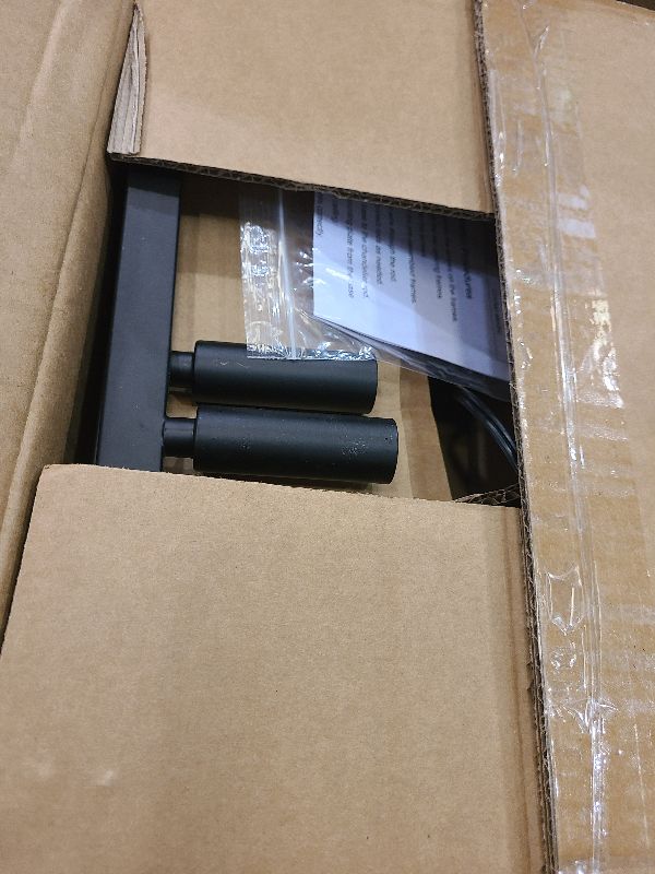 Photo 1 of 25" Modern Black Chandelier for Dining Room (6-Light, 25-Inch), Geometric Black Dining Room Light Fixture Over Table, Industrial Metal Hanging Pendant Lights for Kitchen Island, Entryway, Foyer