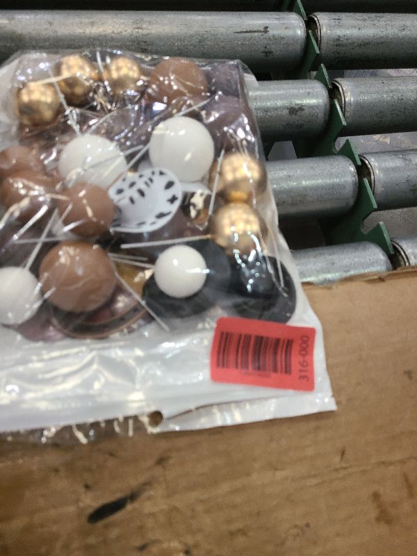 Photo 1 of 28 Pcs Cowboy Cake Decorations Cowboy Hat Boot Horseshoe Sheriff Badge Ball Cake Toppers Western Cowboy Birthday Baby Shower for Western Theme Party Favors Supplies