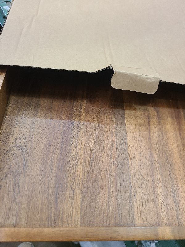 Photo 1 of 17 Inch Acacia Wood Serving Tray with Handles - Large Wooden Tray for Ottoman, Breakfast in Bed, Dinner, Coffee Table - Decorative Rectangular Tray for Living Room Bedroom Entryway and Kitchen