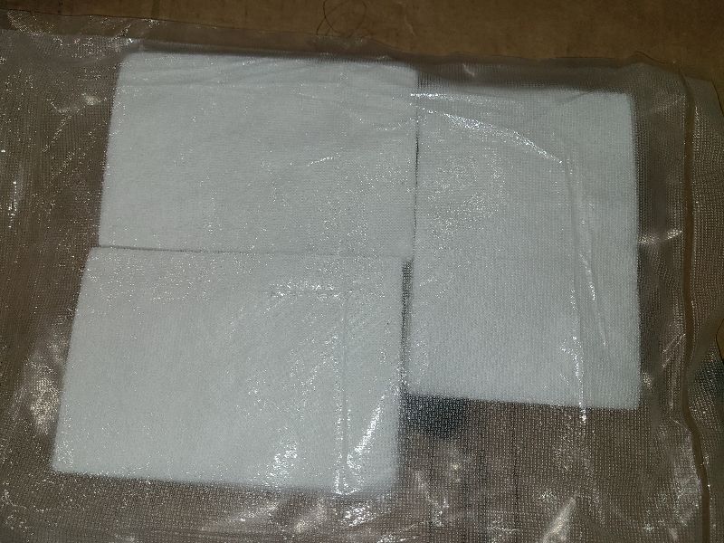 Photo 1 of 20 Pieces White Scrubbing Pad Non Scratch Scouring Pads Non Woven Scouring Sponge Multipurpose Abrasive Multi Surface Scrubber for Cleaning Polishing(4 x 6 Pulgadas)