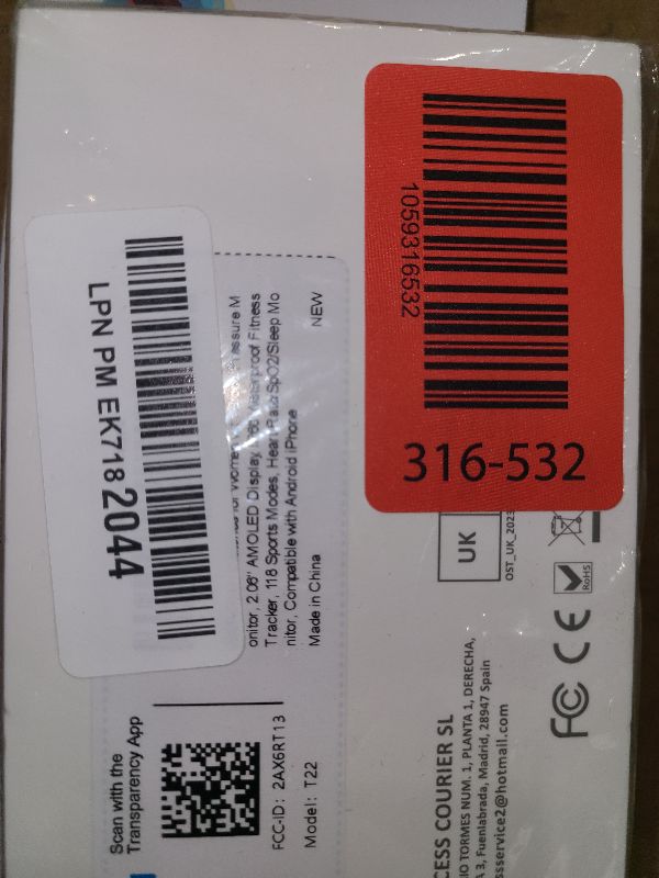 Photo 1 of 2025 Smart Watches for Women with Blood Pressure Monitor, 2.06" AMOLED Display, IP68 Waterproof Fitness Tracker, 118 Sports Modes, Heart Rate/SpO2/Sleep Monitor, Compatible with Android iPhone