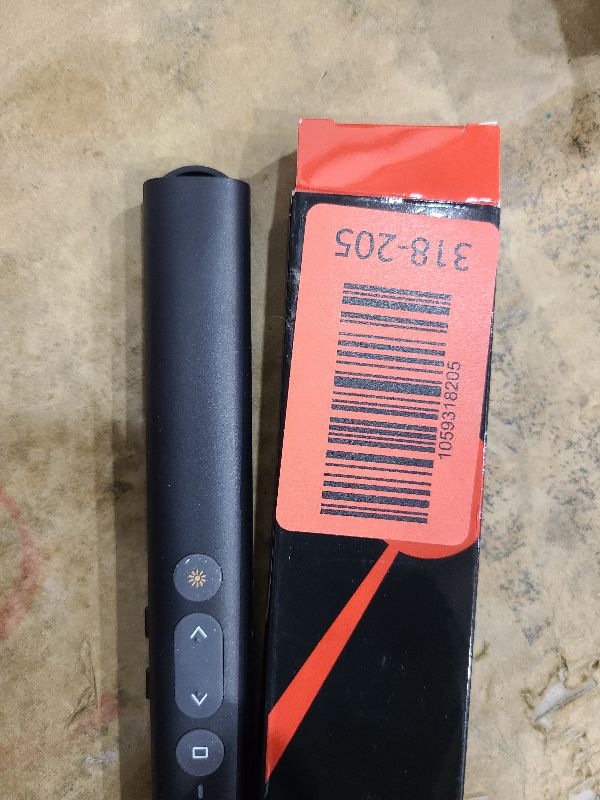 Photo 1 of 2 in 1 USB Type C Presentation Clicker with Laser Pointer, Wireless Presenter for PowerPoint Presentation PPT Clicker, 2.4GHz Presenter Remote Slide Advancer with Bright Red Laser Pointer