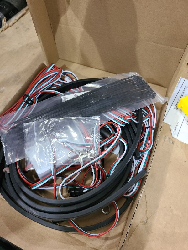 Photo 1 of 10L0L Golf Cart Underglow LED Light Strip Kit, 22 Modes Glow Neon Underbody Lighting with Wireless Remote Control, Sound Active, Water Resistant Flexible Tubes 4 Pack