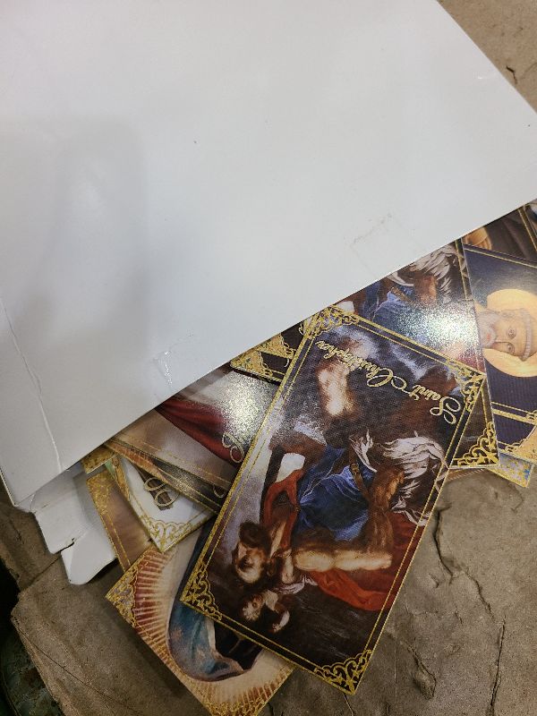 Photo 1 of 240 Pcs Catholic Prayer Cards Gifts Bulk Holy Cards with Catholic Saints and Prayers 20 Styles Set Inspirational Christian Gift for Marriage, Women, Men, Mother, Father, Godmother, Godson, Goddaughter