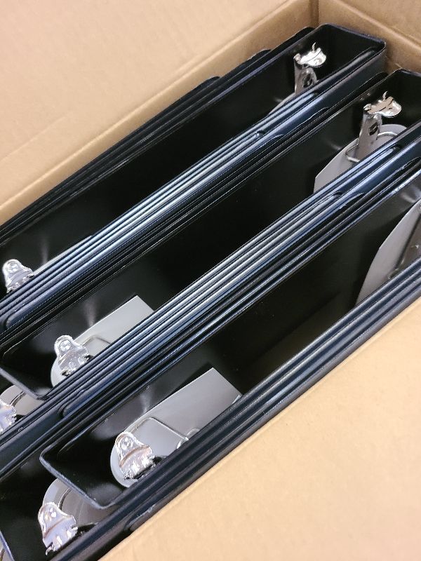 Photo 1 of 3 Ring Binder 1 Inch, ViVin Sturdy 1"-Slant D Ring Binder with 2 Interior Pockets, Clear View Cover, PVC-Free, Fits 225 Sheets of US Letter Size Paper (12 Pack, Black)