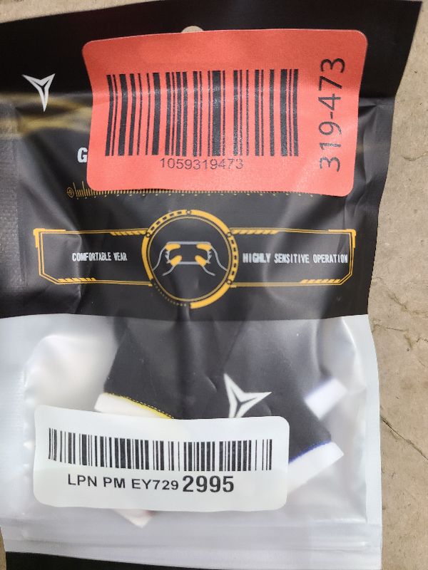 Photo 1 of 3 Colors 30 Pack E-Sports Light Model Gaming Finger Sleeves, 0.15mm Superconducting Nanofibers, Smooth Feel, Anti-Sweat, Extremely Thin, Fit All Touchscreen Devices