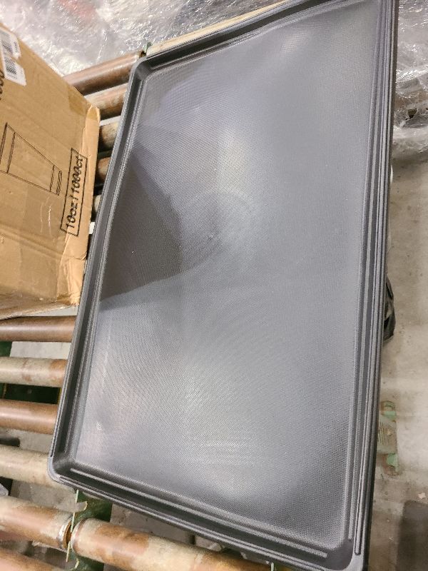 Photo 1 of 27" Inch Dog Crate Tray Replacement - 2pcs Dog Crate Pan Black Dog Kennel Tray Plastic Bottom Pan, ChewProof Replacement Pan, Perfect for Pet Crates & Kennels - 27 x 20.6 Inches (27 Inches)