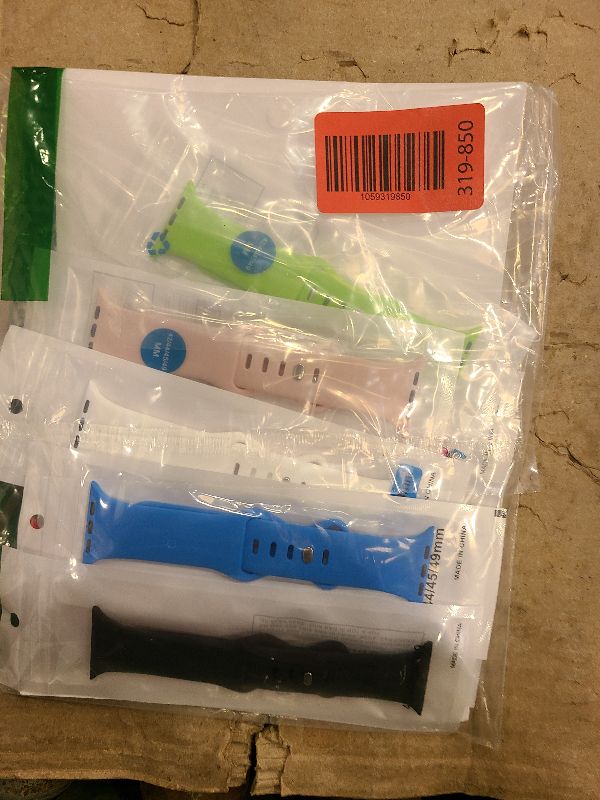 Photo 1 of 10 Pack Silicone Band Compatible with Apple Watch Bands 38mm 40mm 41mm 42mm 44mm 45mm 49mm,Soft Wristband Waterproof Replacement Sport Strap for iWatch Ultra 2 SE Series 9 8 7 6 5 4 3 2 1 Women Men