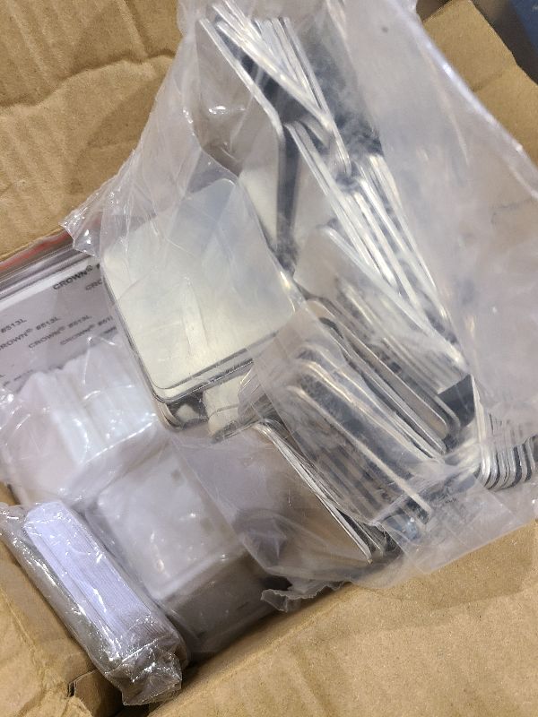 Photo 1 of 100 Set 2'' x 2'' Square Fridge Magnet Button Making Supplies for Badge Press Machine, DIY Square Photo Picture Magnet Button, Not Including Machine