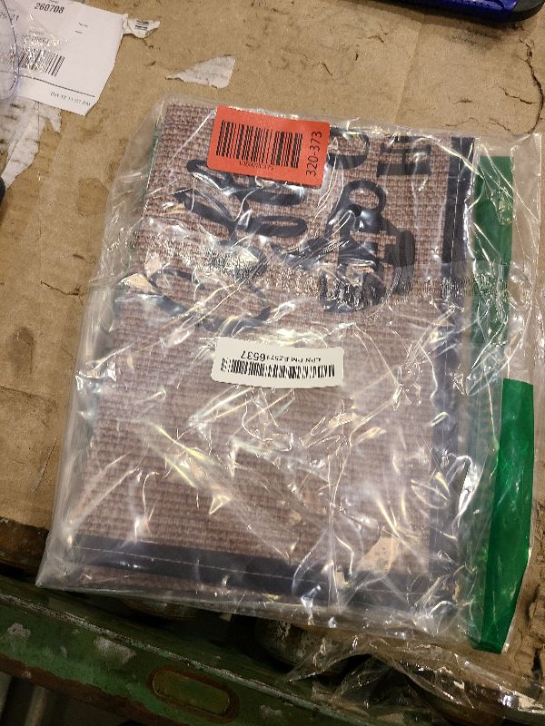 Photo 1 of 2 Pieces Coffee Bar Mat, 20 x 14 Inch Burlap Placemat With Fabric Backing, Bar Accessories Decor for Machine and Station (Fresh Style)